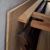 سرویس خواب دو نفره چوبی|تخت و سرویس خواب|قزوین, |دیوار