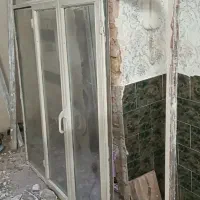 درب آهنی انباری دوتا ویک پنجره|مصالح و تجهیزات ساختمان|مشهد, ایوان|دیوار