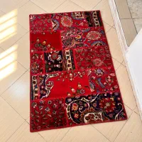 فرش چهل تکه کلاژ (دستبافت)