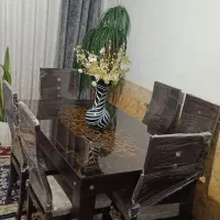 میزو صندلی ناهارخوری ۶نفره کاملا سالم وتمیز