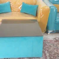 مبل ۷نفره کاملا سالم درحد نو نو همراه با کاور.