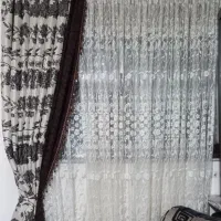 پرده توری به همراه والن