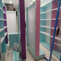قفسه شلف کتابخانه ام دی اف mdf