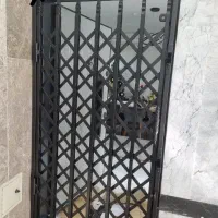 درب اکاردونی پرگل سنگین18/500 با تسمه تمام دونیم|مصالح و تجهیزات ساختمان|تهران, والفجر (افسریه)|دیوار