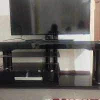 میز تلویزیون شیشه ای و چوبی و میز ارایشی