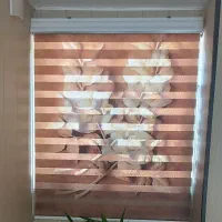 پرده دولای سه بعدی ،جنس زبرا