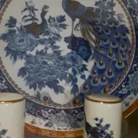 بشقاب آنتیک ژاپنی|کلکسیون اشیاء عتیقه|قم, جهان بینی|دیوار