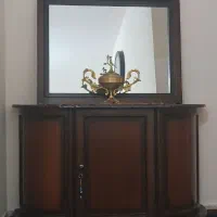 اینه کنسول تمام چوبی کاملا نو وسالم