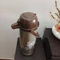 فلاکس 2 لیتری پمپی فلزی