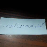 گمشده کارت ملی و گواهینامه