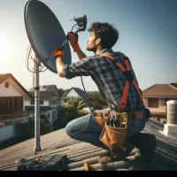 نصاب آنتن.نصب آنتن های ثابت و گردان.تعمیر در محل