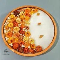 شمع گل خشک|صنایع دستی و سایر لوازم تزئینی|تهران, بهداشت|دیوار