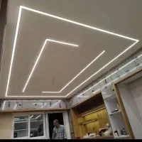 نصب انواع سقف های کاذب تایل کاغذ دیواری پی وی سی|خدمات پیشه و مهارت|دماوند, دماوند|دیوار