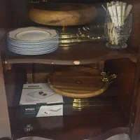 فروش آینه کنسول چوبی شیک سه درب|بوفه، ویترین، کنسول|شیراز, شهرک گلدشت حافظ‎|دیوار