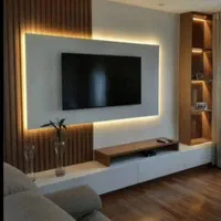 نصاب سقف کاذب وکناف دیوار پارتیشن جا تی‌وی TV ترمو|خدمات پیشه و مهارت|تبریز, |دیوار