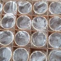 استکان کارتونی لب طلایی