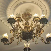 لوستر ۱۰ لامپ