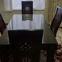 میز غذاخوری چوبی
