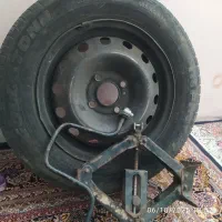 زاپاس با رینگ فرانسه آچار چرخ جک|قطعات یدکی و لوازم جانبی|پرند, فاز ۶|دیوار