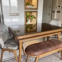 مبل،میز غذاخوری ۶ نفره،فرش۱۲ متری