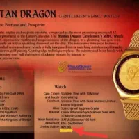 ساعت طلا، دراگون تاجدار، لاکچری و فوق‌العاده نایاب