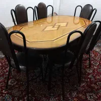 فروش فوری میزوصندلی نهارخوری۶ نفره