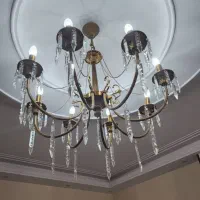 لوستر 8شاخه برنز