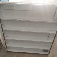 دکور ام دی آف بوفه باشگاه و چند عدد ورق ام دی اف|کتابخانه، شلف، قفسه‌های دیواری|صدرا-فارس, فاز ۱|دیوار