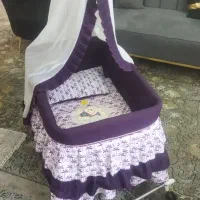 گهواره وتخت کنار تخت مادر|تخت و صندلی بچه|همدان, |دیوار