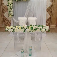 میز پلکسی و دوعدد صندلی