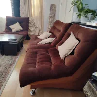 مبلمان راحتی ایتالیایی هفت نفره پارچه خارجی|مبلمان خانگی و میز عسلی|پرند, فاز ۵|دیوار