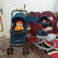 سرویس کالسکه روروئک وکریروساک کودک|اسباب و اثاث بچه|مشهد, درابد امام|دیوار