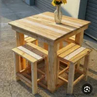 میز وصندلی چوب