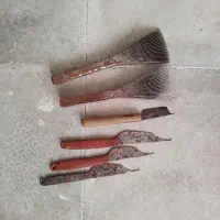 دار قالی با نخ و نقشه و ابزار|ابزارآلات|شیراز, کوشک بیدک|دیوار