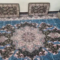 ۲عدد پشتی میزتلوزیون فرش ۹متری کابینت سایز بزرگ|فرش|سقز, |دیوار