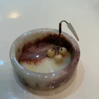 ظرف سنگ مرمر و گیلاس سنگی(دکوری)-اندازه ظرف 15cm