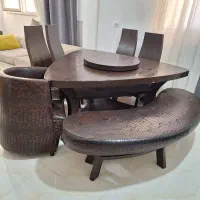 سرویس ۸ نفره نهارخوری|میز و صندلی غذاخوری|مسجد سلیمان, |دیوار