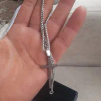 گردنبند صلیب وساعت