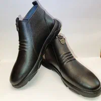 نیم بوت مردانه چرم طبیعی سایز 43 (نو)