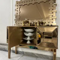 کنسول با آینه|بوفه، ویترین، کنسول|بابل, |دیوار