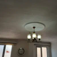 لوستر چهار چراغ فلزی|لوستر و چراغ آویز|خرمآباد, |دیوار