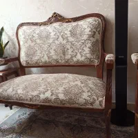 مبل چوبی هشت نفره|مبلمان خانگی و میز عسلی|ری, فیروزآبادی|دیوار