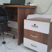 میز تحریر و فایل ۳ کشو Mdf به همراه صندلی گردان|میز تحریر و کامپیوتر|تهران, سلسبیل شمالی|دیوار