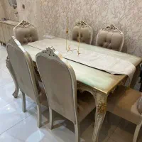 نهار خوری ۶ نفره|میز و صندلی غذاخوری|تهران, پرستار|دیوار