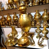 kiکارگاه سماور غالی برنجی استیل  برقی گازی زغالی y|صنایع دستی و سایر لوازم تزئینی|اصفهان, دستگرده|دیوار