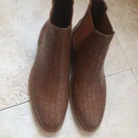 کفش چرم چلسی کرکودیلی