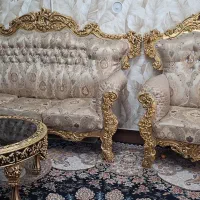 مبل سلطنتی ( ۱۰ نفره)|مبلمان خانگی و میز عسلی|مشهد, حجاب (شهرک غرب)|دیوار