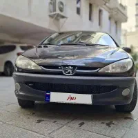 پژو 206 دوگانه کارخانه v10 فول بدون رنگ