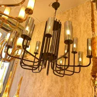 لوستر مدل نامنظم ۱۲ شعله با حباب وارداتی|لوستر و چراغ آویز|تهران, اتابک|دیوار