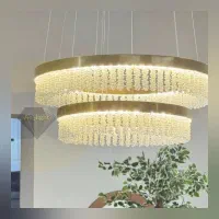 لوستر الماس.مدلهای کریستالی دایره کد۹۶۸۳.AC light
